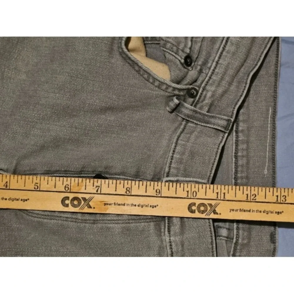 Rag and Bone Jeans Mens 34x34 Gray Iron‎ Denim Fit 2 Slim Leg Button Fly Pants